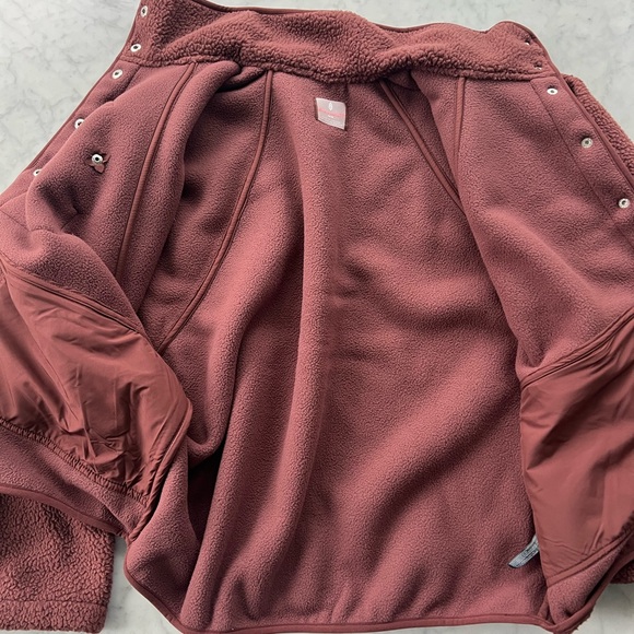 NWT Free People FP Movement Hit the Slopes Fleece in Bitter Chocolate Sz Medium - Picture 9 of 15
